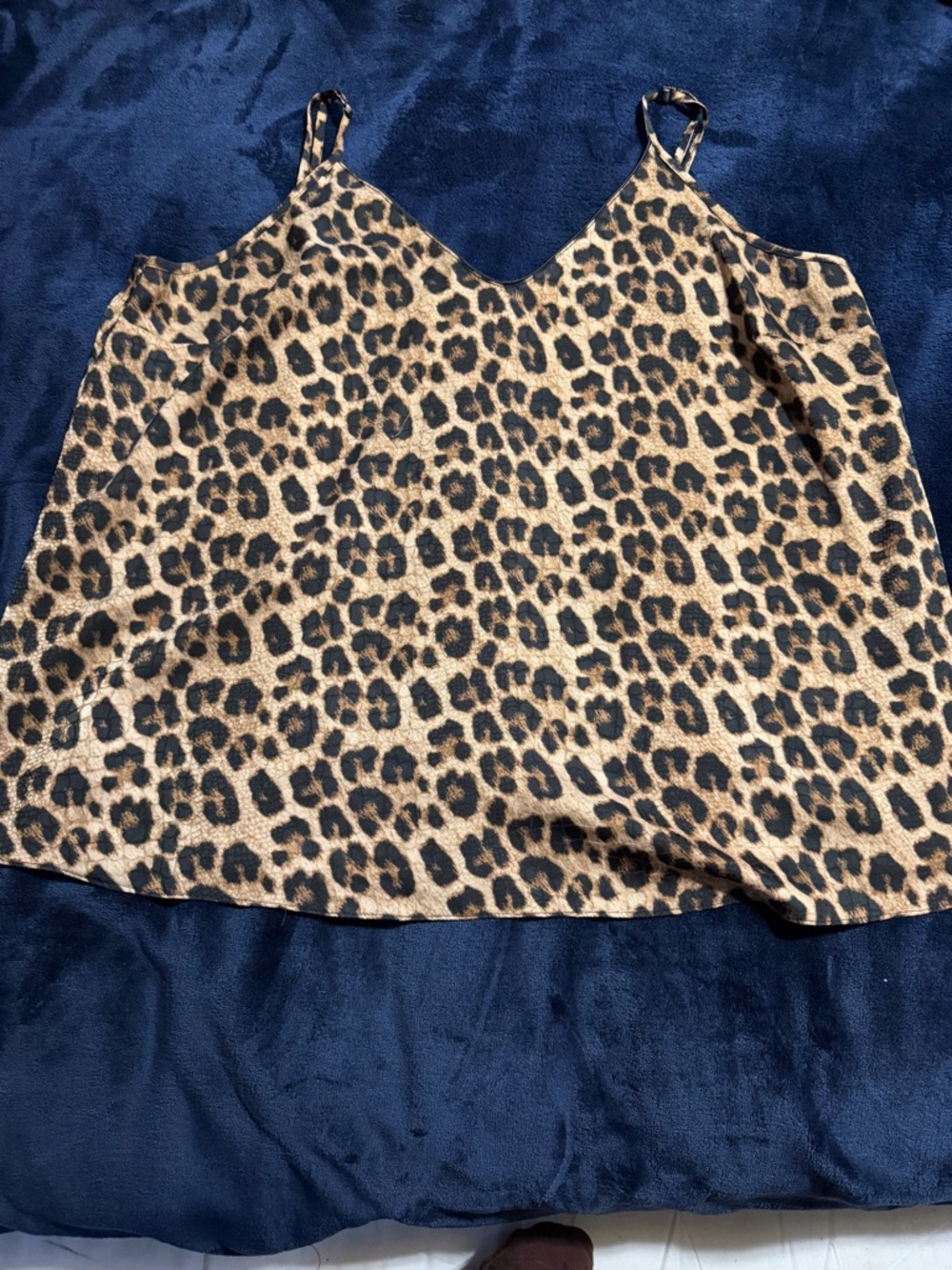ASOS Leopard Print Cami - Brown & Black